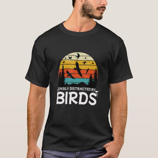 Camiseta citação engraçada de pássaro Amante de pássaros le (Frente)