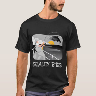 Camiseta Citação engraçada de pesca do Reality Bites
