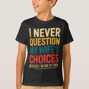 Camiseta Citação engraçada de piada de pai para marido Dia