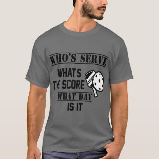Camiseta Citação engraçada de quem serve qual é a pontuação