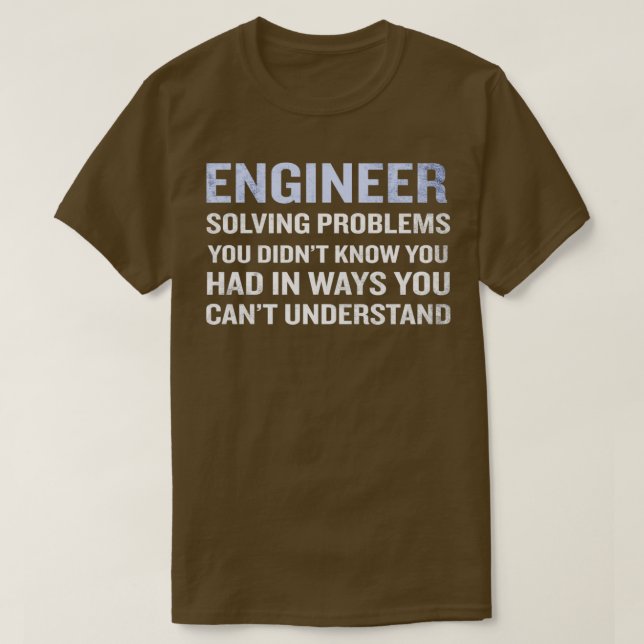 Camiseta Citação Engraçada de Resolução de Problemas de Def (Frente do Design)