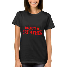  Camiseta Citação Engraçada de Respirador pela Boc