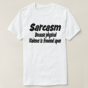 Camiseta Citação engraçada de sarcasmo tipografia preta