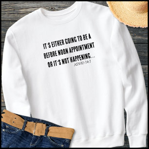 Camiseta Citação engraçada de TDAH Tipografia preta simples