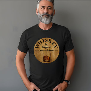 Camiseta citação engraçada de uísque vintage