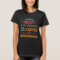 Citação engraçada do Dia do Groundhog - Café retrô