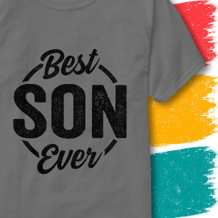 Camiseta Citação engraçada do filho estilo retrô vintage Me