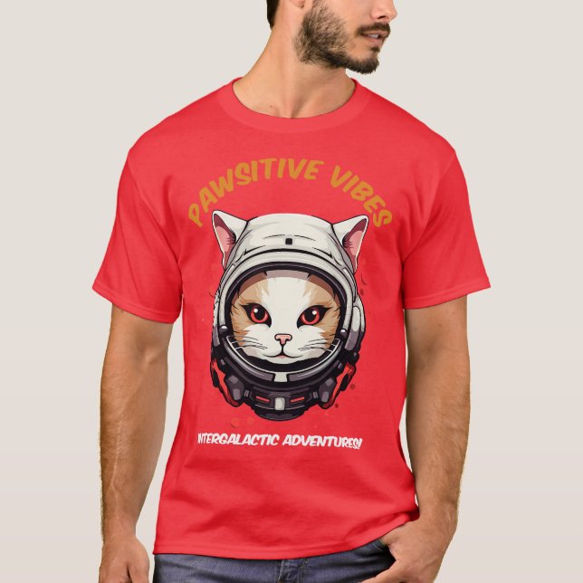 Camiseta Citação engraçada do gato astro (Frente)