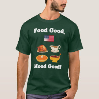 Camiseta Citação engraçada do jantar de Ação de Graças Peru