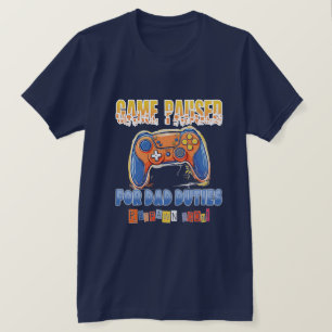 Camiseta Citação engraçada do jogador de vídeo do pai