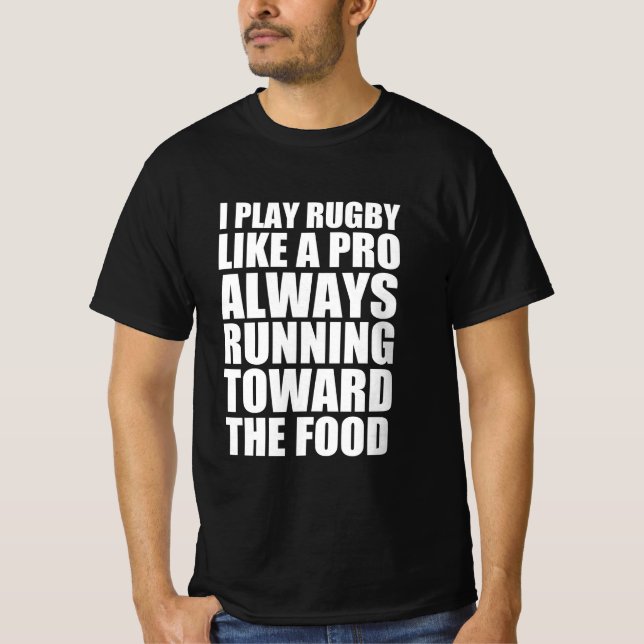 Camiseta Citação engraçada do Rugby (Frente)
