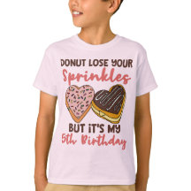 Citação engraçada do tema de donut de 5º aniversár