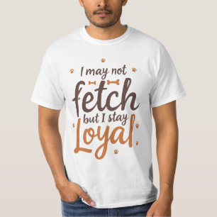 Camiseta Citação engraçada e leal de cachorro, arte canina 