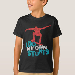 Camiseta Citação engraçada e legal de skate