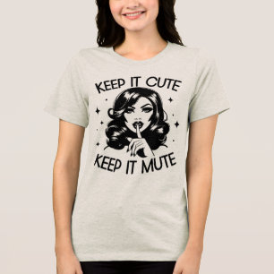 Camiseta Citação engraçada e sarcástica de garota glamorosa
