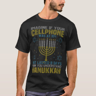 Camiseta Citação engraçada e sarcástica de Hanukkah Chanuka