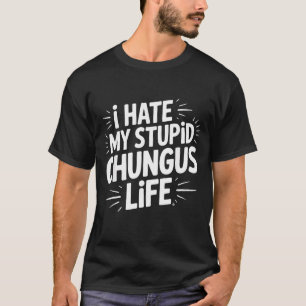 Camiseta Citação Engraçada e Sarcástica Odeio Minha Vida de