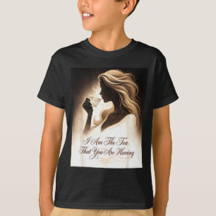 Camiseta Citação engraçada mulheres elegantes sou o chá que