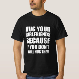 Camiseta citação engraçada namorada