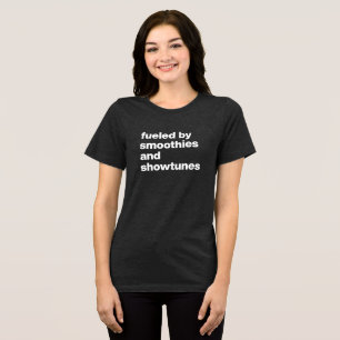 Camiseta Citação Engraçada para Amantes de Smoothie e Showt