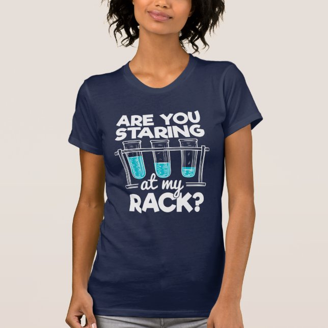 Camiseta Citação engraçada para Geeks de Ciência e Química  (Frente)