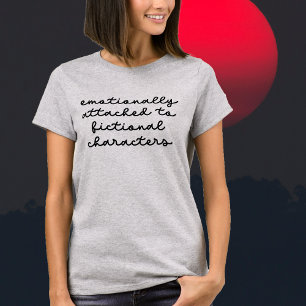 Camiseta Citação Engraçada para o Script Moderno de Amantes