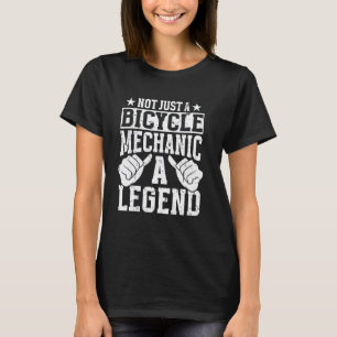 Camiseta Citação engraçada profissão mecânico de bicicletas