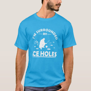 Camiseta Citação engraçada sobre pesca no gelo
