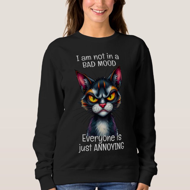 Camiseta Citação Engraçado de Gato (Frente)