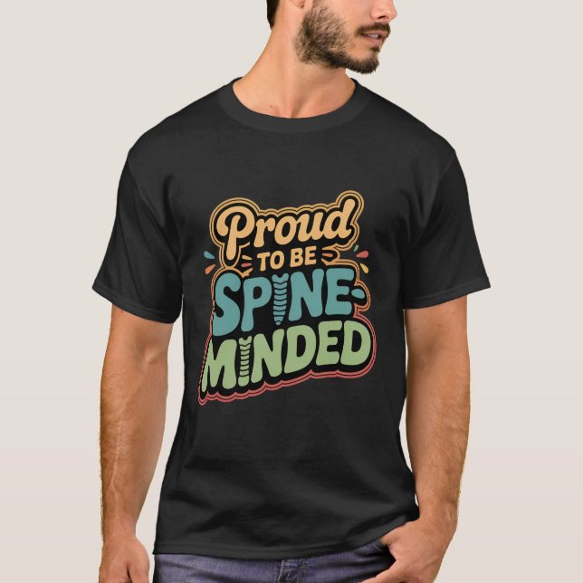 Camiseta Citação Engraçado do Chiropractor Gift Spine Healt (Frente)