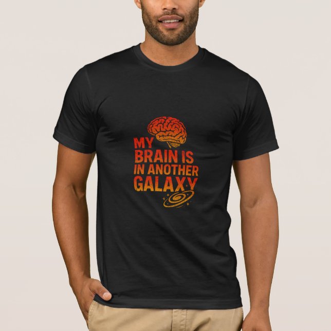 Camiseta citação espacial engraçada (Frente)