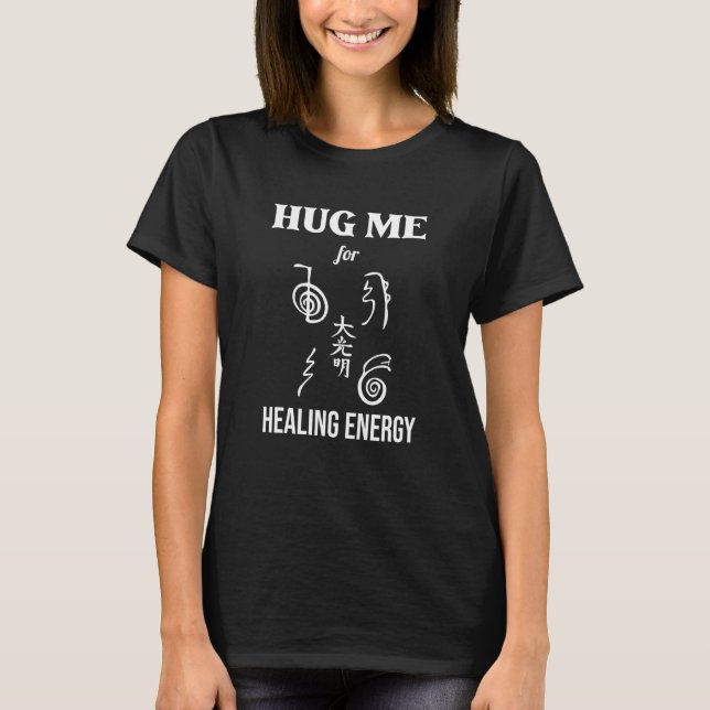 Camiseta Citação Espiritual de Reiki (Frente)