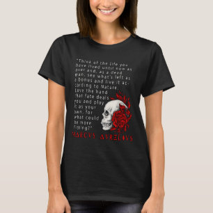 Camiseta Citação Estática Marcus Aurelius E Estoicismo Cutâ