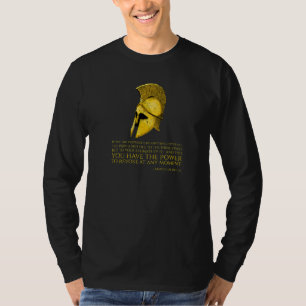 Camiseta Citação Estática Motivacional Marcus Aurelius Filo