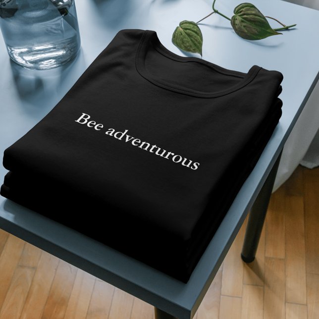 Camiseta citação estética de Bee adventurola (Criador carregado)