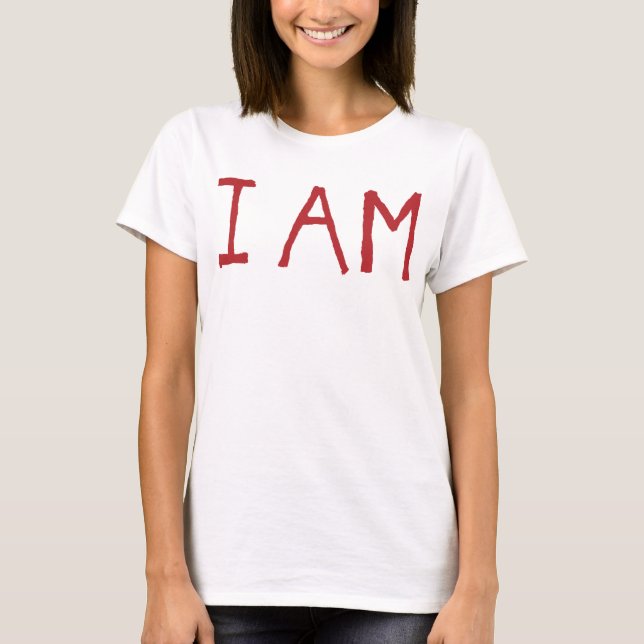 Camiseta Citação "Eu Sou" (Frente)