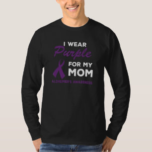 Camiseta Citação Eu Uso Laço de Conscientização Roxo Pela M