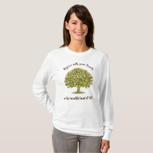Camiseta Citação familiar Dama de mãe da árvore genealógica