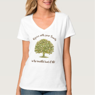 Camiseta Citação familiar Dama de mãe da árvore genealógica