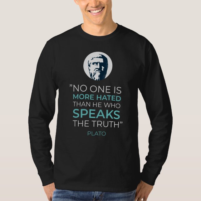 Camiseta Citação Filosofia de Platão Truth (Frente)