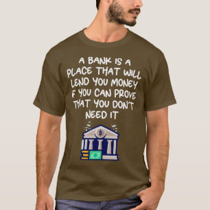 Camiseta citação financeira engraçada 14