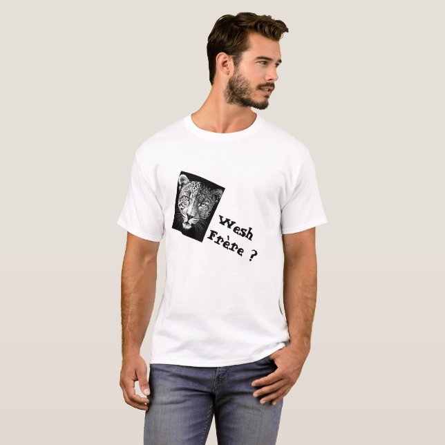 Camiseta Citação francesa branca (Frente Completa)