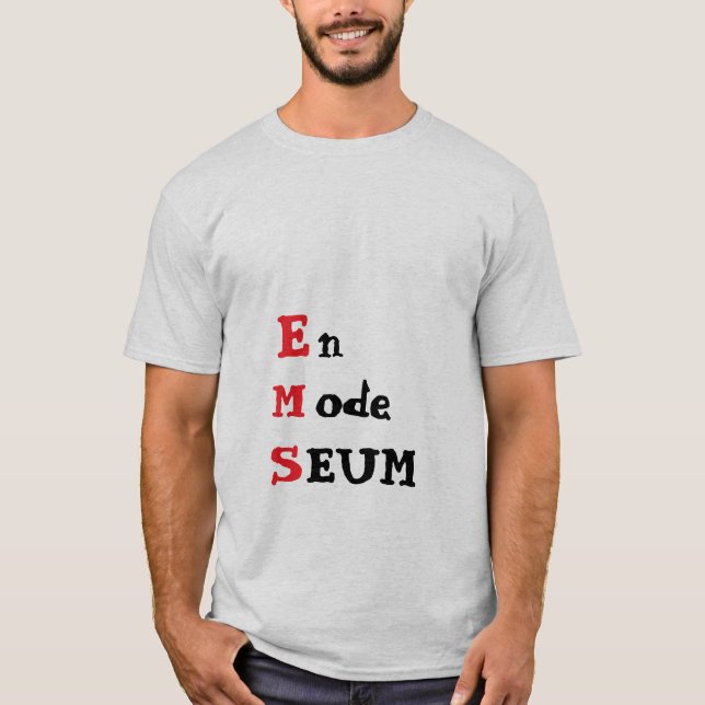 Camiseta Citação francesa engraçada (Frente)