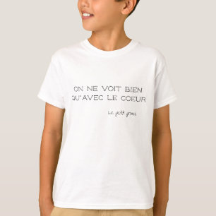 Camiseta Citação Francesa Personalizada