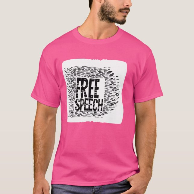 Camiseta Citação gratuita de voz para adultos e crianças (Frente)