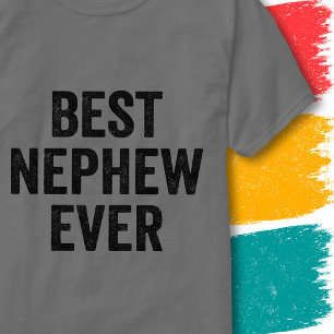 Camiseta Citação Incrível do Sobrinho Antigo Melhor Sobrinh