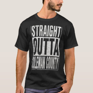 Camiseta Citação inicial Legal do CONDADO COLEMANO DE heter