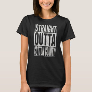 Camiseta Citação inicial Legal do CONDADO DE ALGODÕES DO HE