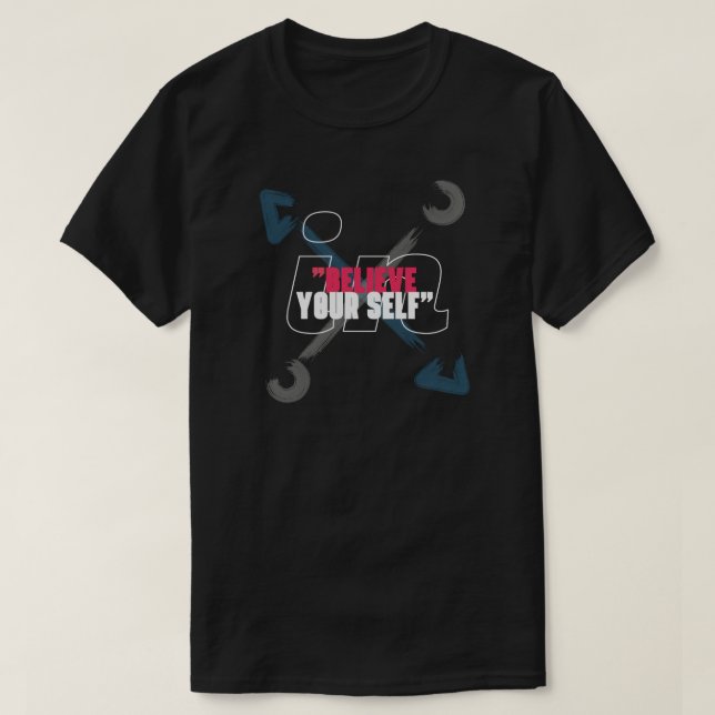 Camiseta Citação inspiradora (Frente do Design)