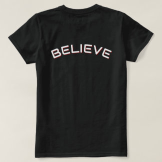 Camiseta Citação Inspiradora 'Acredite'
